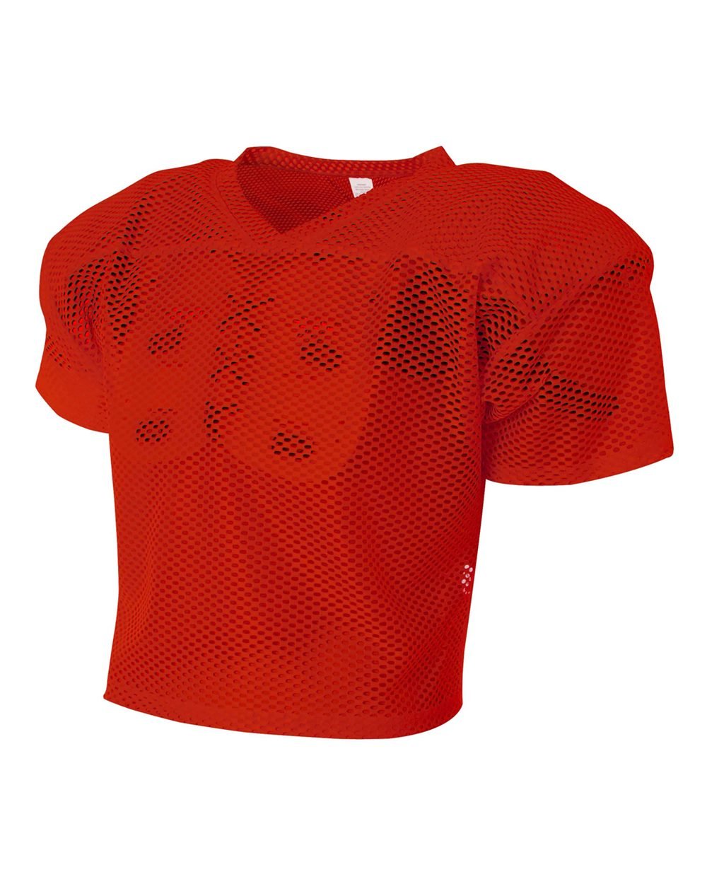 Youth Scarlet XS Football Poly/Mesh All Porthole Practice Jersey
