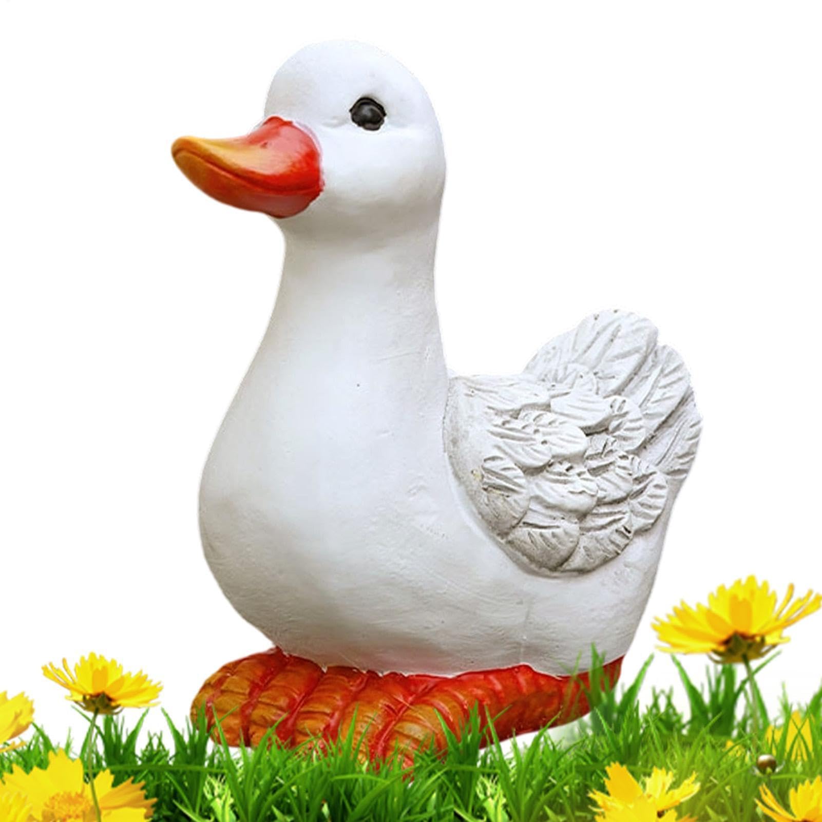Statues de canards en résine haute finition pour une décoration durable