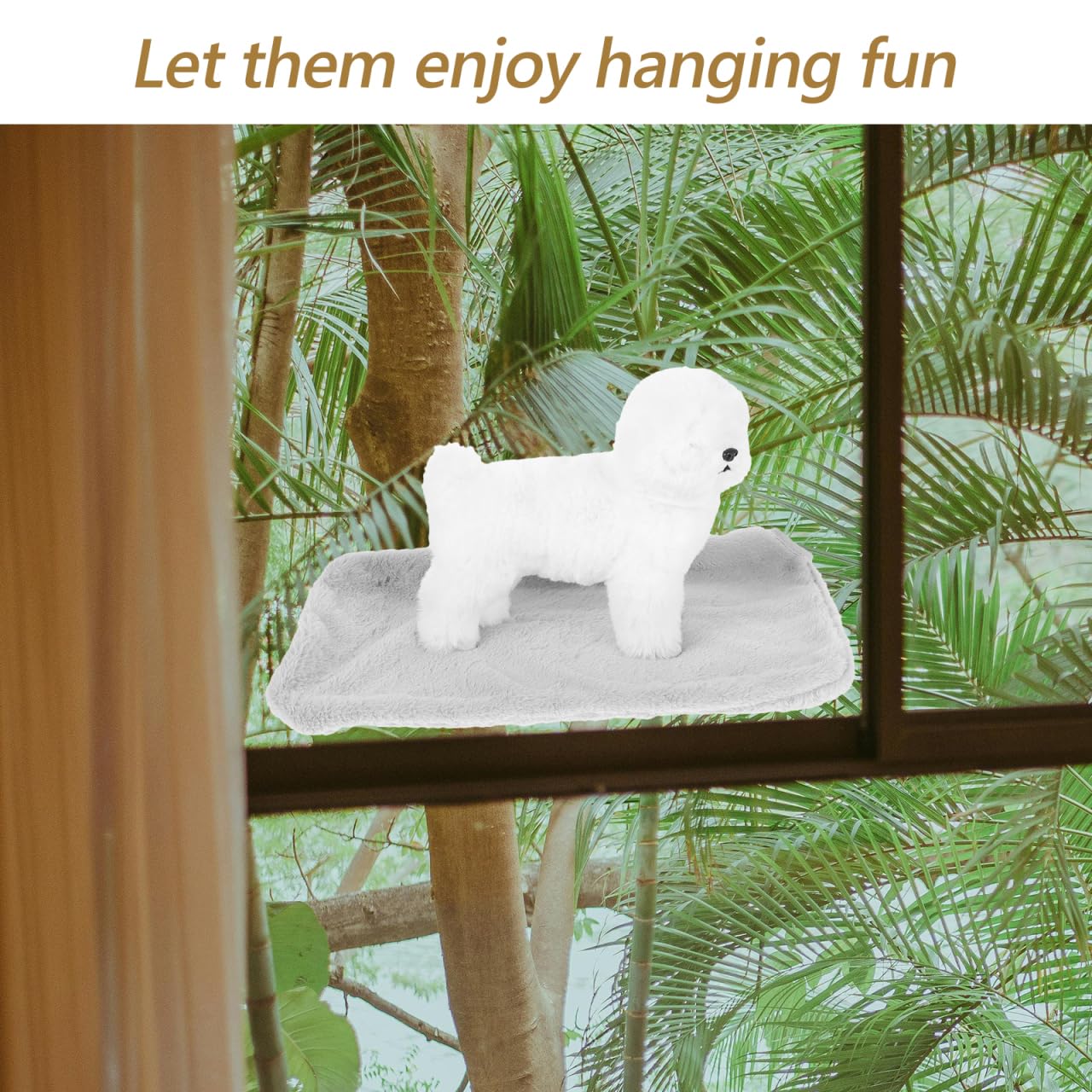 BESPORTBLE Cat Hammock Window Perch For Cage Large Cats Seat Ledge Inside Bed Shelf Sill Cover Foldable Insert House Outdoor Indoor Wi Floor Plus - Image 3