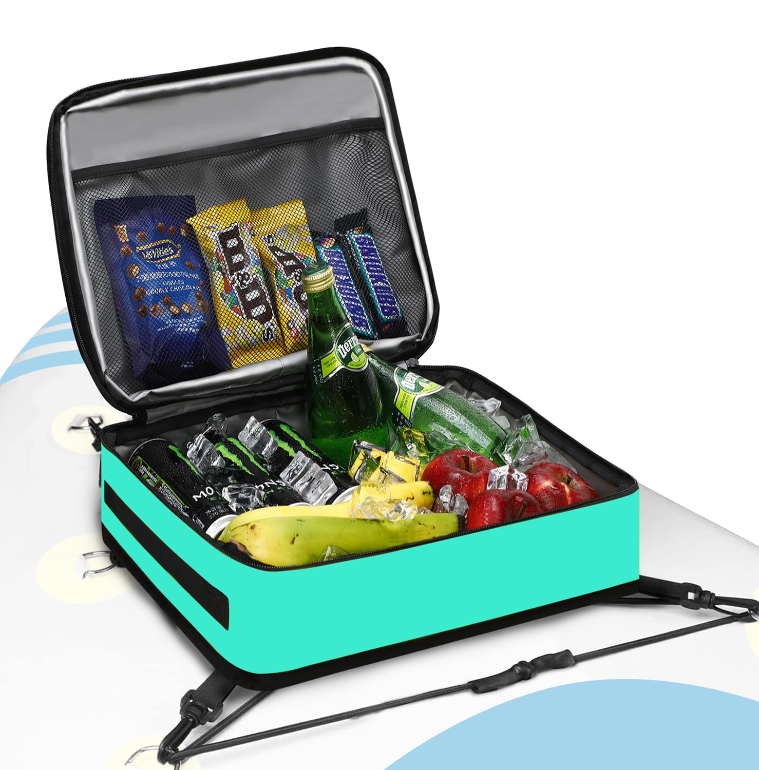 Bolsa térmica para Tabla de Remo, Impermeable, aislada, a Prueba de Fugas, 10 latas, Bolsa de Accesorios para Tabla de Remo y Kayak