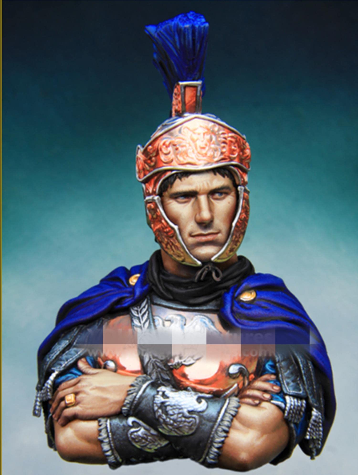 1/10 Scala Non Verniciata Resina Bust Antica burocrazia Romana GK Kit Modello Militare S129