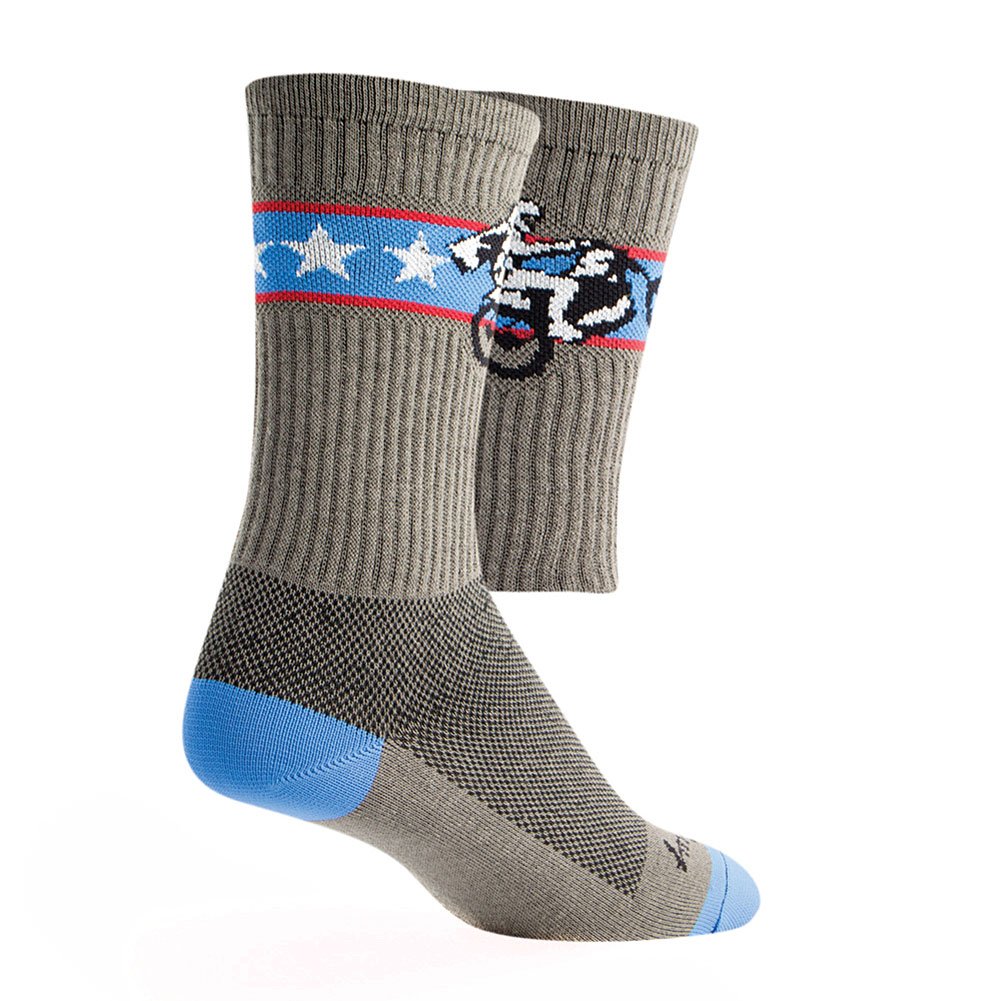 SockGuy Wheelie 6in Sock One Color, L/XL