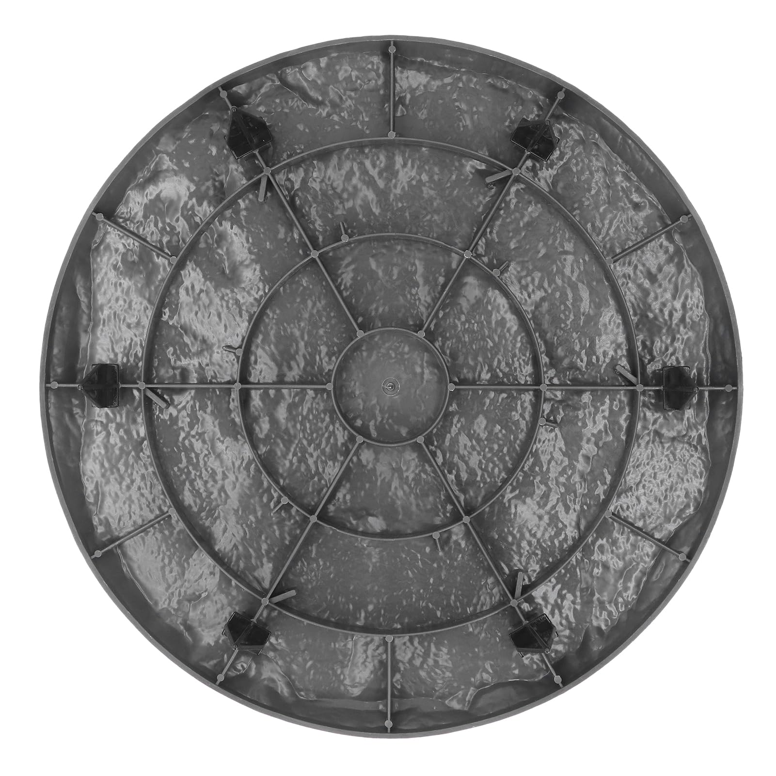 Jectse Pierres de Marche Rondes, Pierres de gué Décoratives en Résine de Polypropylène avec Piquets de Sol pour Allée de Jardin de Pelouse, Ajoutent de la é et de la fonctionnalité