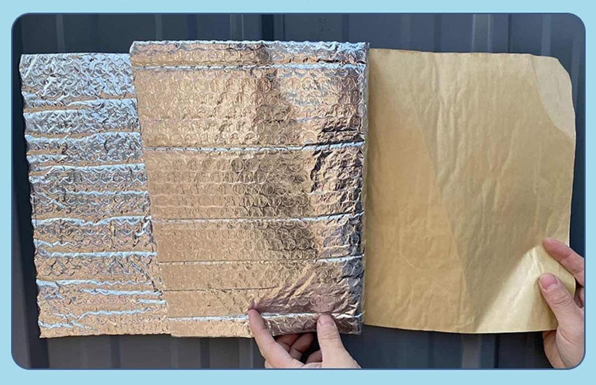 Self-Adhesive Insulation Foil Vapour Barrier and Waterproofing Suitable for Lofts, Slabs, Sheds, Etc.(1x15m)