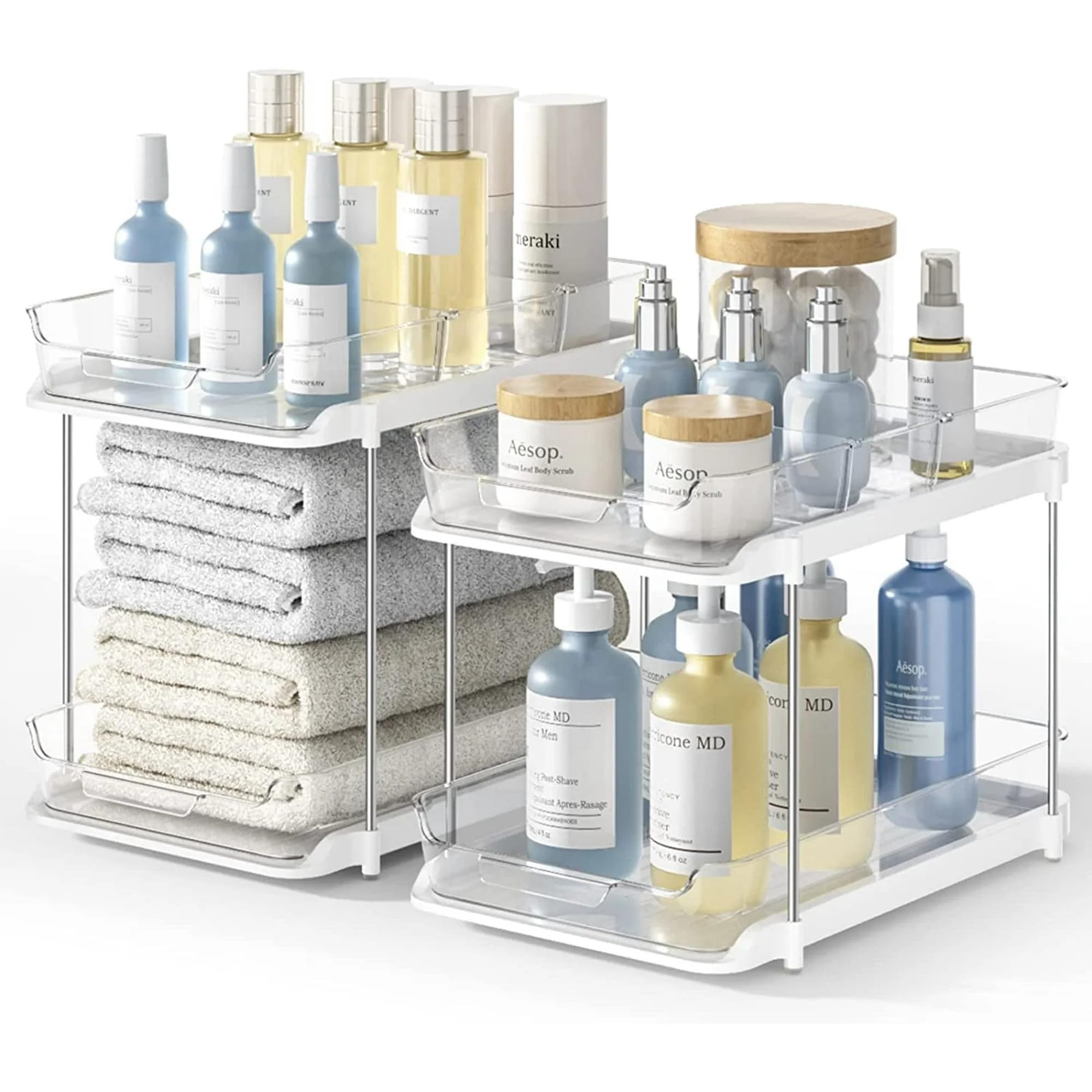 Rangement sous évier à tiroirs pour une cuisine et salle de bain épurée au quotidien