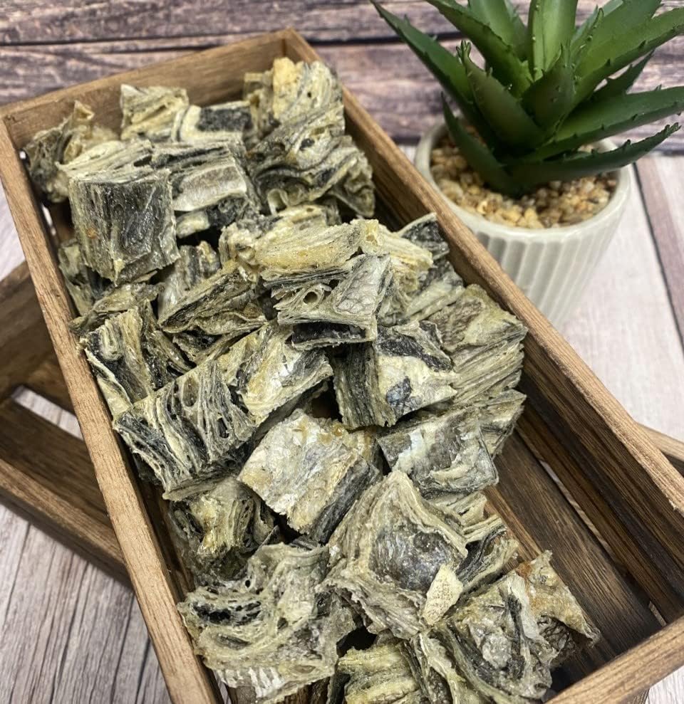 Small Cod Fish Cubes 200g PREMIUM 100% Natural Dried Fish Skin Dog Treats Chews U.K. Sourced Air-Dried SLS - Image 2