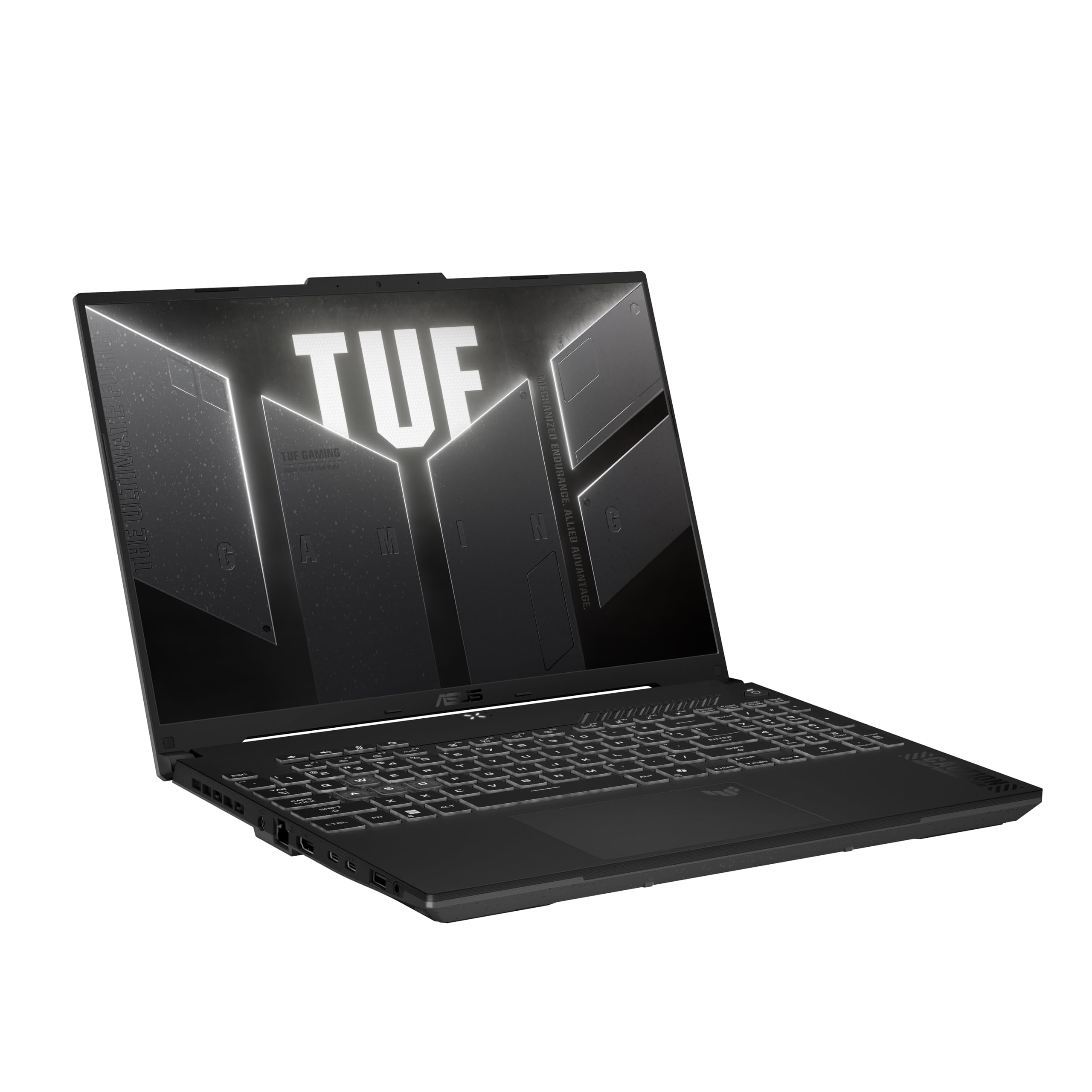 ASUS TUF Gaming F16 FX607VU, Notebook con NVIDIA RTX 4050, Display da 16" IPS Anti-glare, 144Hz, Intel® Core™ 5 210H, RAM 16GB, 512GB SSD, Layout ITA, Win 11 Home, Grigio
