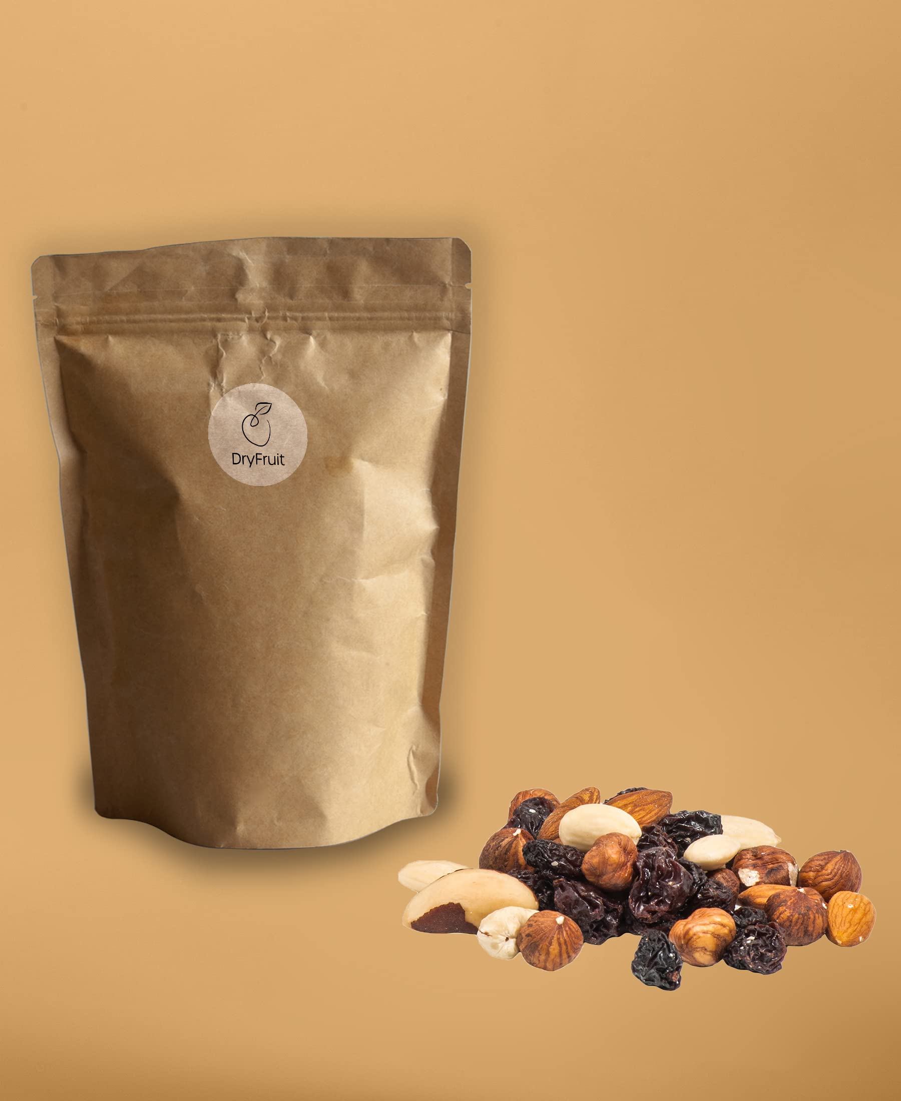Klassische Studentenfutter der Extra Klasse 1Kg mit Walnüssen, Haselnusskernen, Mandeln, Cashewkerne, Paranüssen & Weinbeeren | Nuss Frucht Mischung…