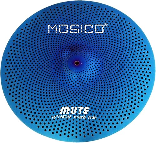 Miniatura 49 de Bajo Volumen Platillos Pack Silencio Set Negro 10 "splash+14" hi-hat+16" crash+18" crash+20" ride 6 piezas platillos de tambor con una bolsa libre