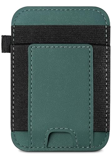 Magnetic Card Wallet Holder with Magsafe, MagSafe Wallet for Apple iPhone 14 iPhone 13 iPhone 12 Magsafe Leather Wallet, Magnetic Card Holder for Back of iPhone 14/13/ 12 Series, Fit 7 Cards, Black