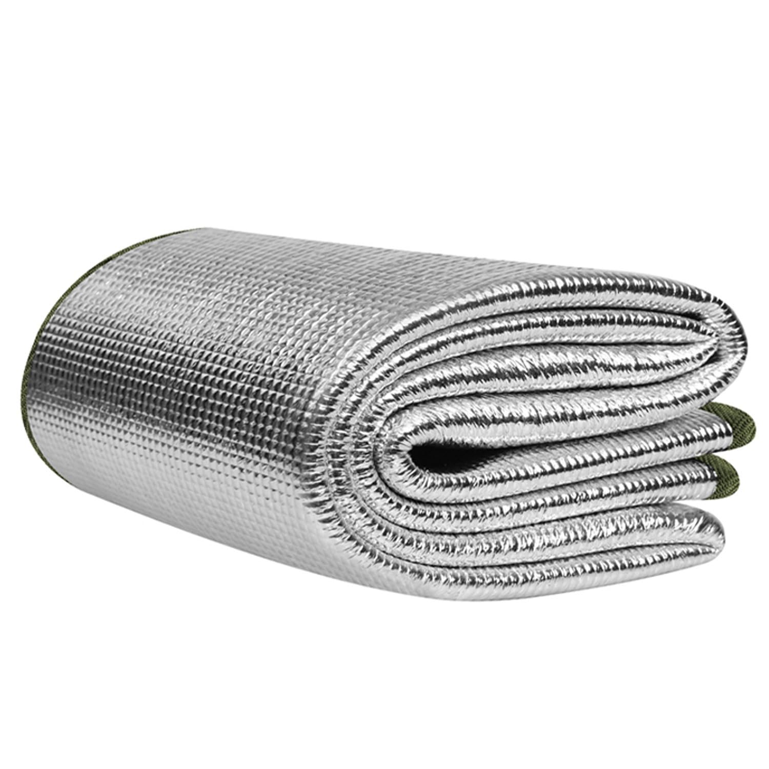 Tapete de Espuma, Esterilla de Aluminio para Camping - para Campamento, Senderismo, Picnics, Playa - Tapete Liviano para Dormir - Bolsa de Viaje