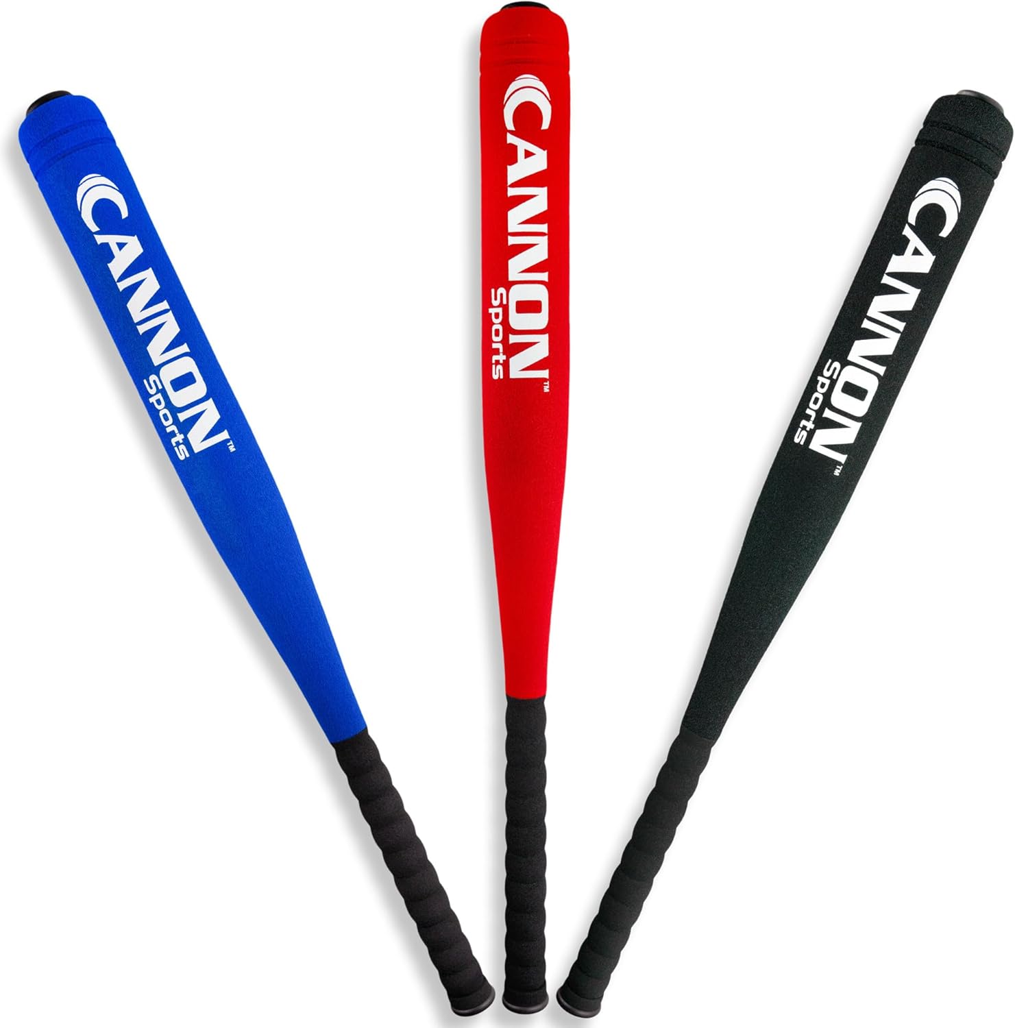 Cannon Sports Foam Baseball Softball Bat - 29-Inch Padded Training Bat with Strong Poly-Core – Soft Foam Practice Bat