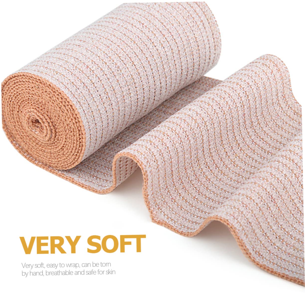 Healeved 3pcs Elastic Tape Elastic Paper Tape Head Wraps Calf Compression Wraps for Legs for Wounds Sports Tape Elastic Aluminum Buckle