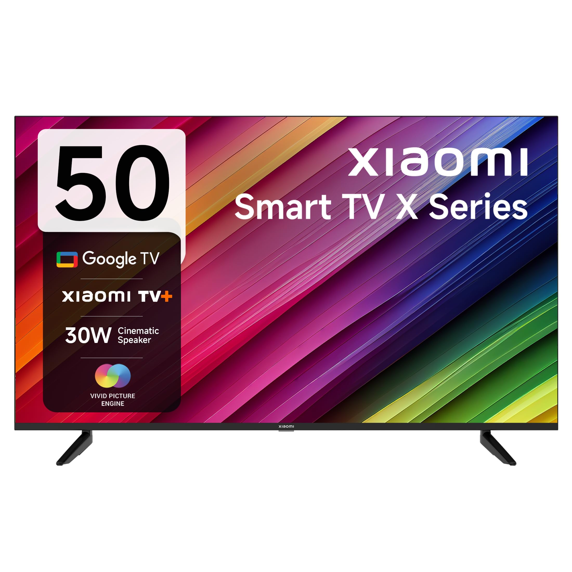 MI Xiaomi 125 cm (50 inches) X 4K Dolby Vision Series Smart Google LED TV L50M8-A2IN (Black)