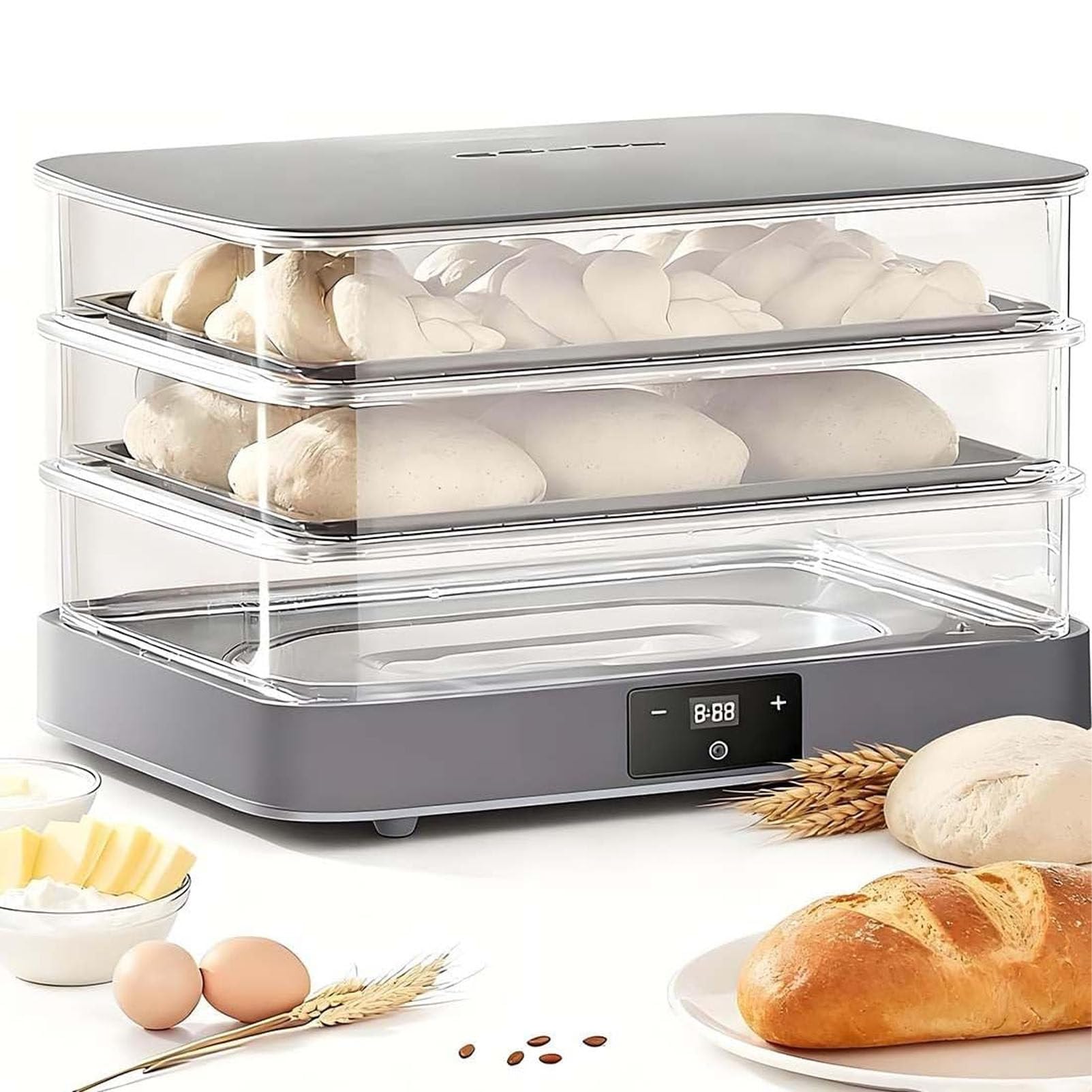 Caibendss 40L Bread Proofing Box, Large Size Inner Cavity