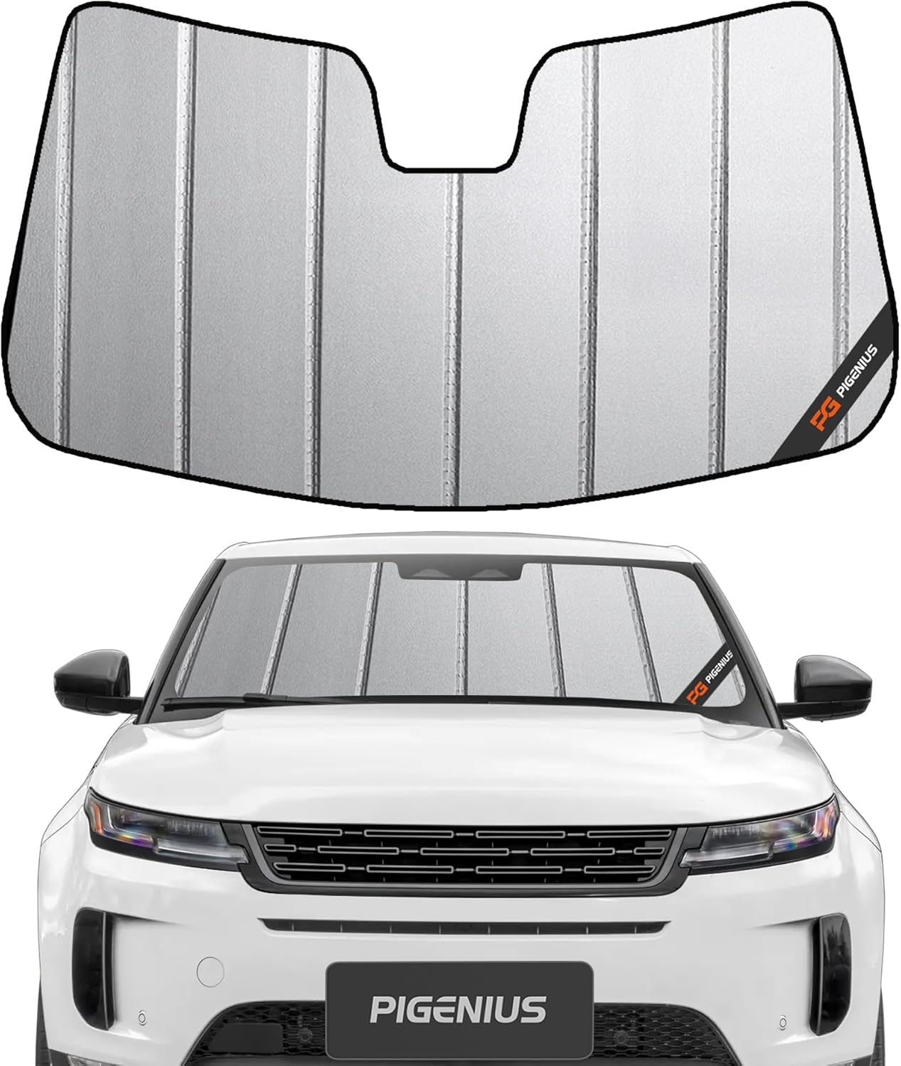 Windshield Sunshade for Land Rover Range Rover Evoque 2012-2019 Front Window Sun Shade - Safeguard