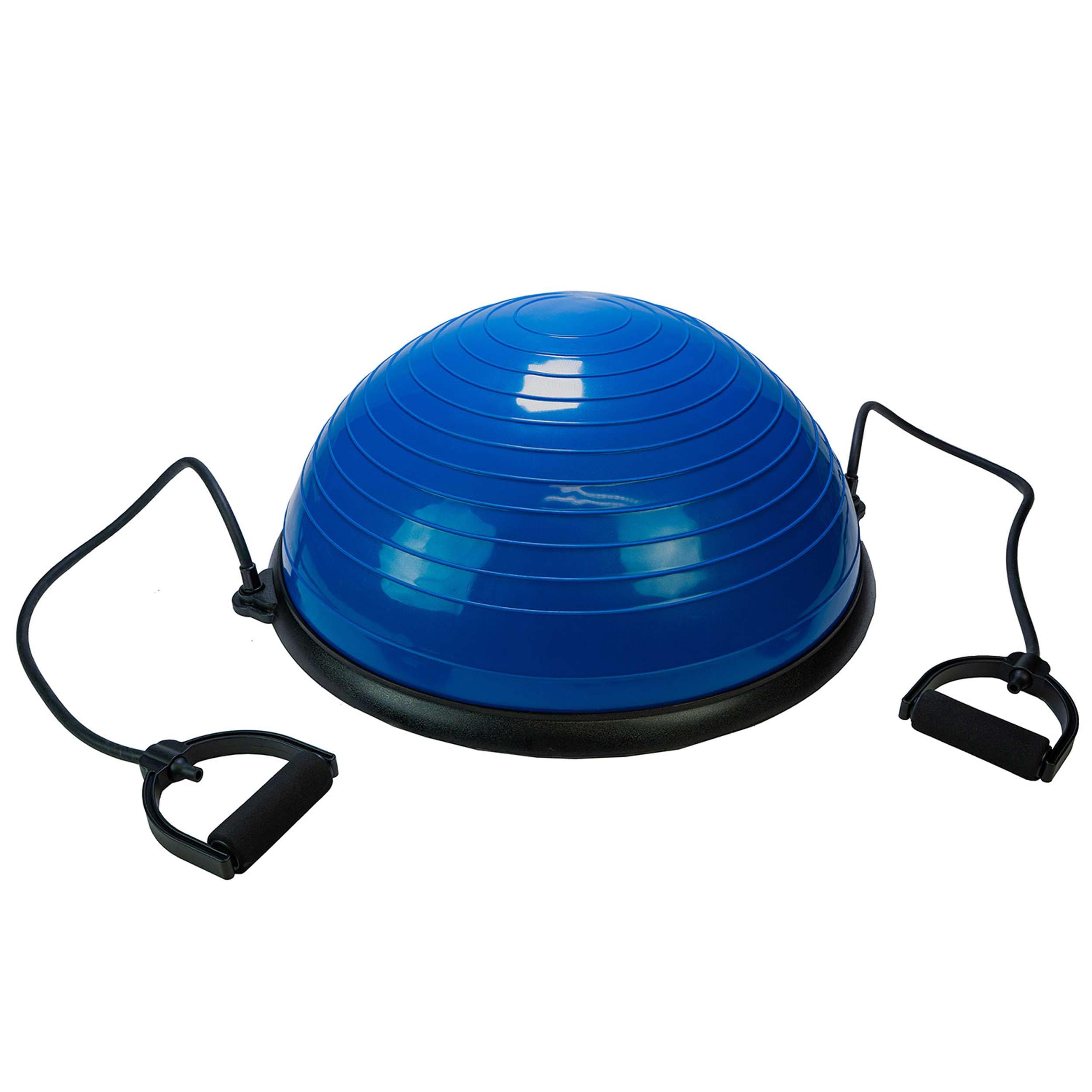 Tunturi Balancetrainer mit Griffen, Halbkugelball für Gleichgewicht, Koordinationstraining für Körper