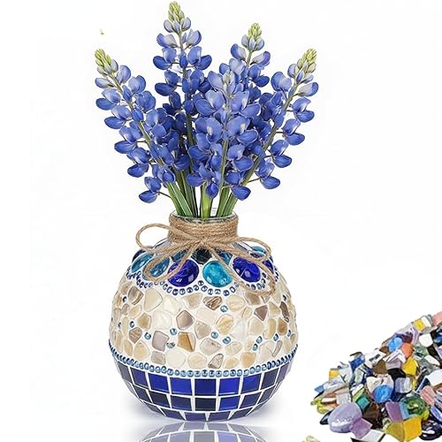 DIY Mosaic Vase Kit for Adults - Waterproof & Non-Slip