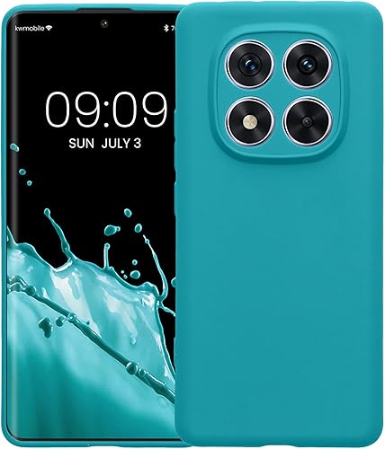 Vista 157 de kwmobile Funda compatible con Xiaomi Redmi Note 11 / Note 11S - Funda protectora de silicona TPU suave y delgada - Azul Báltico Azul (Baltic Blue)
