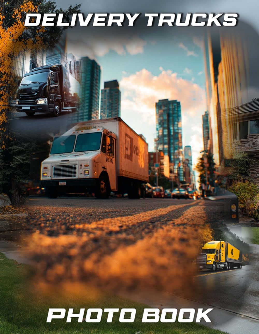 Delivery Trucks Photography Book: Urban Delivery Truck Photo Collection For Transport Fans | 40 Street Scene Images