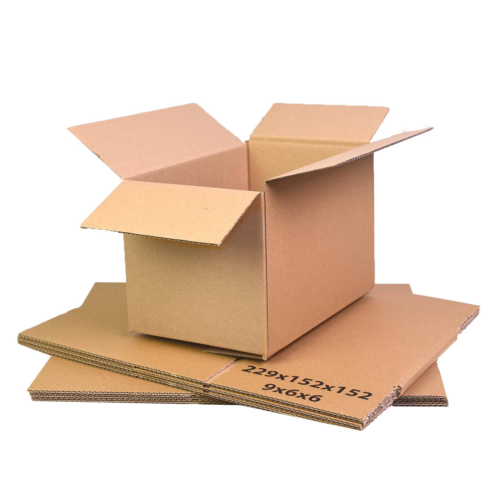 Triplast 229 x 152 x 152mm Small Single Wall 9x6x6" Shipping Mailing Postal Gift Cuboid Cardboard Boxes (Pack of 20)