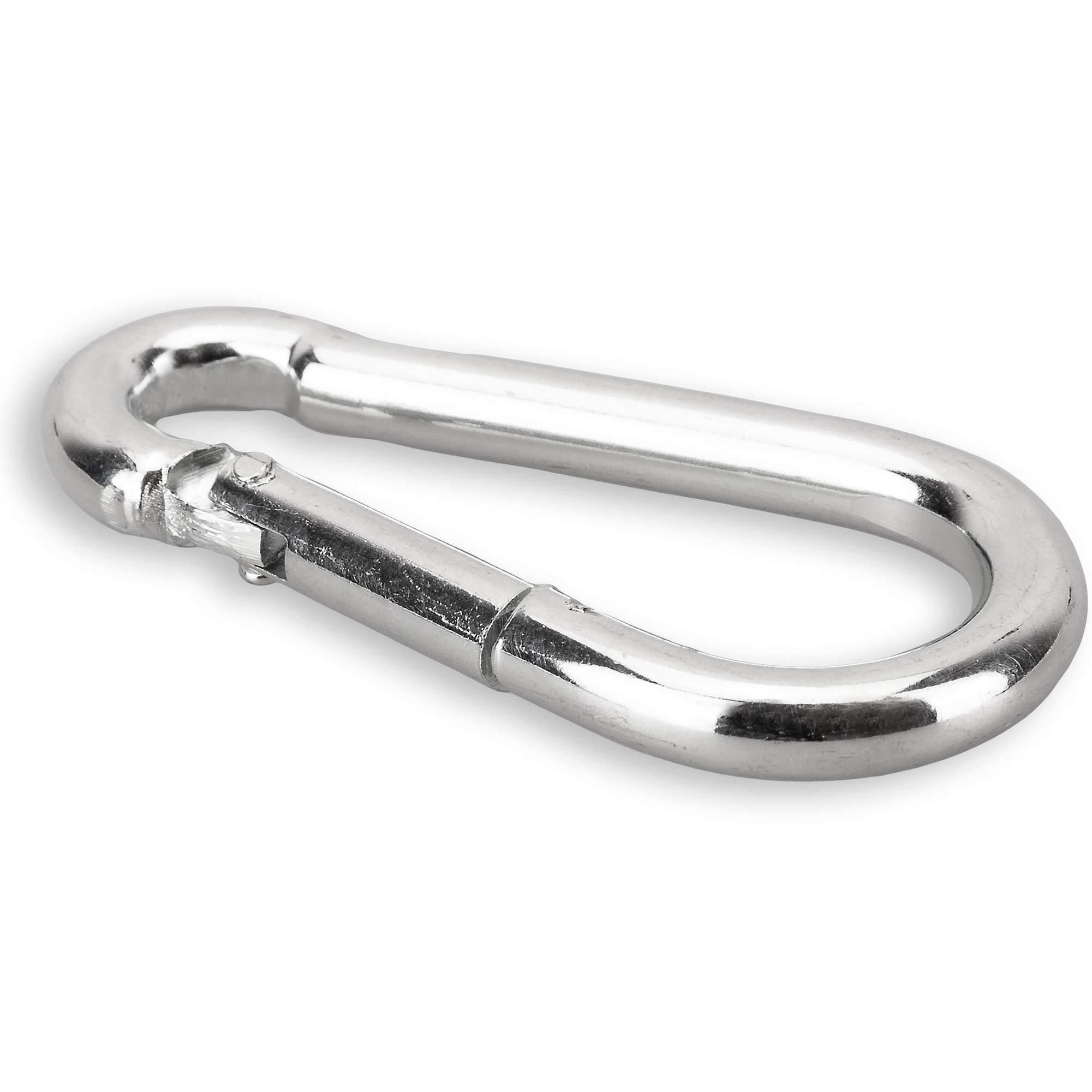 C.P.Sports Set tricipiti corda 70 cm + manico parallelo in acciaio pieno 14 cm + 2 moschettoni 80 mm x 8 mm – Cinghie di sollevamento per bicipiti/tricipiti Training, cavo – antiscivolo/cromato
