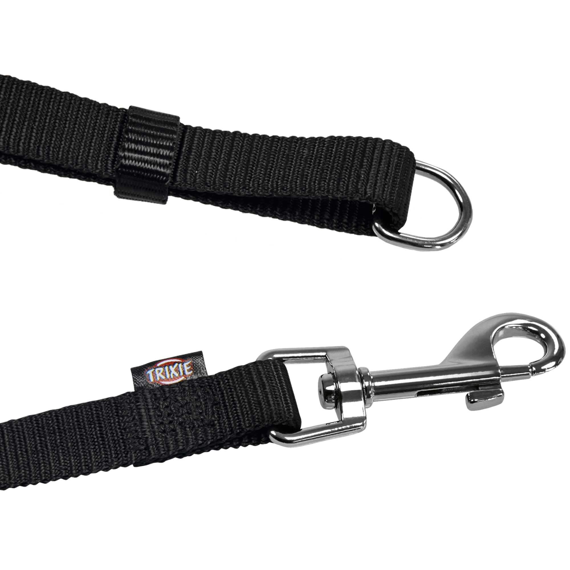 Trixie Classic Leine 1,2–1,8 M, 25 Mm Breit, Rot – Einfache Hundeleine Aus Nylon, Robust Und Leicht