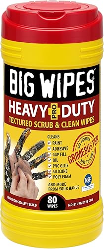 Miniatura 2 de 60020046 "Red Top" toallas de lavado, con textura, industriales resistentes, 80 unidades