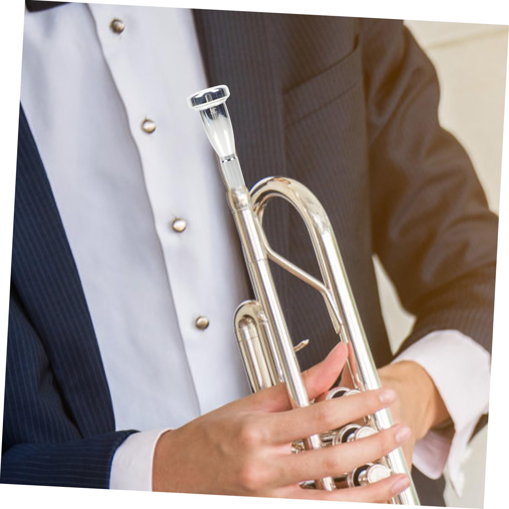 Toyvian 3stücke Trompetenmundstück Silberfarben Für Anfänger Und Profispieler Hochwertiges Musikinstrumenten-zubehör Für Trompete Langlebig Und Stilvoll Perfektes Für Musikliebhaber