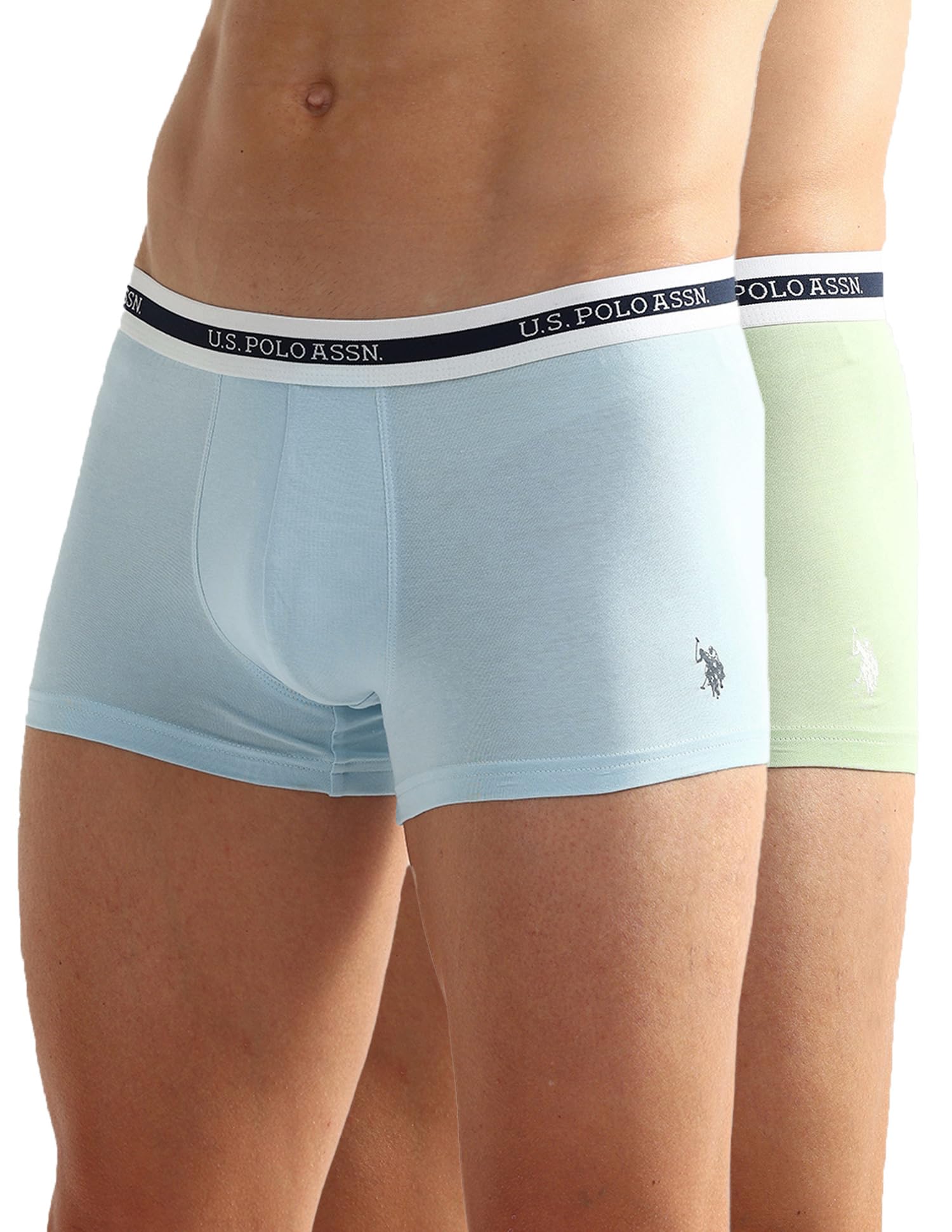 u.s. polo assn. Men's Cotton Blend Classic Solid Trunks-picture-27