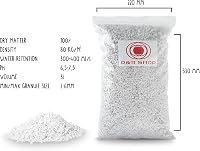 R&R SHOP Közepes Szemcséjű Perlit 10L - Semleges pH, Ideális Kertészkedéshez, Csíráztatáshoz, Talajlazításhoz és Növénynövekedés Serkentéséh 3