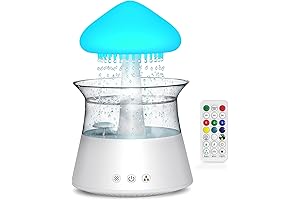 Cloud Humidifier Calming Rain Diffuser White Noise Rain Sounds Waterfall Lamp