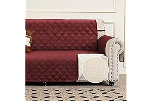 Luckiss Non-Slip Quilted Sofa Cover with Storage