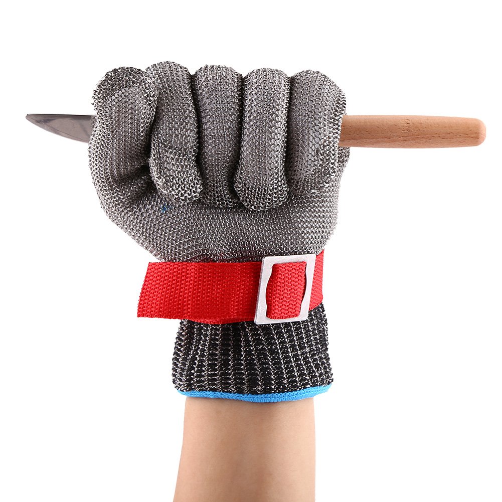 Fydun Less Steel S04 Mesh Cut Glove Safety Work Butcher Tool