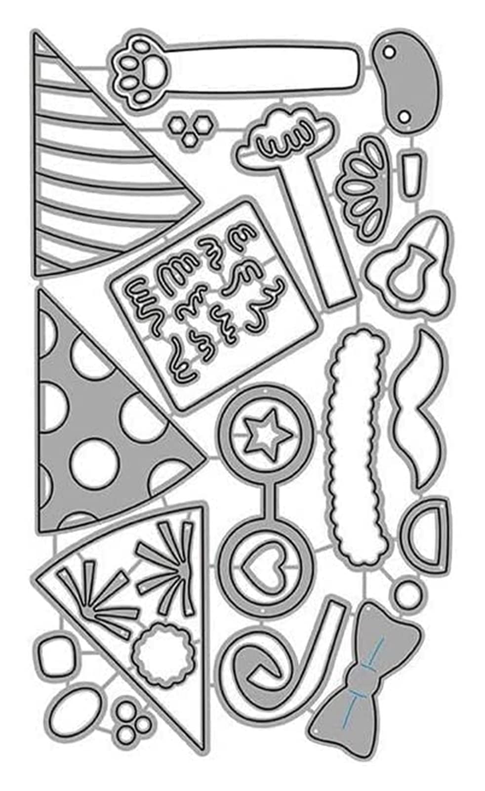 DIY Formen Handgemachte Handwerk Kunst Herstellung Formen Metall Stanzformen Party Hut Schablonen Vorlage Prägeschimmel für DIY Kartenherstellung Scrapbooking Album Papier