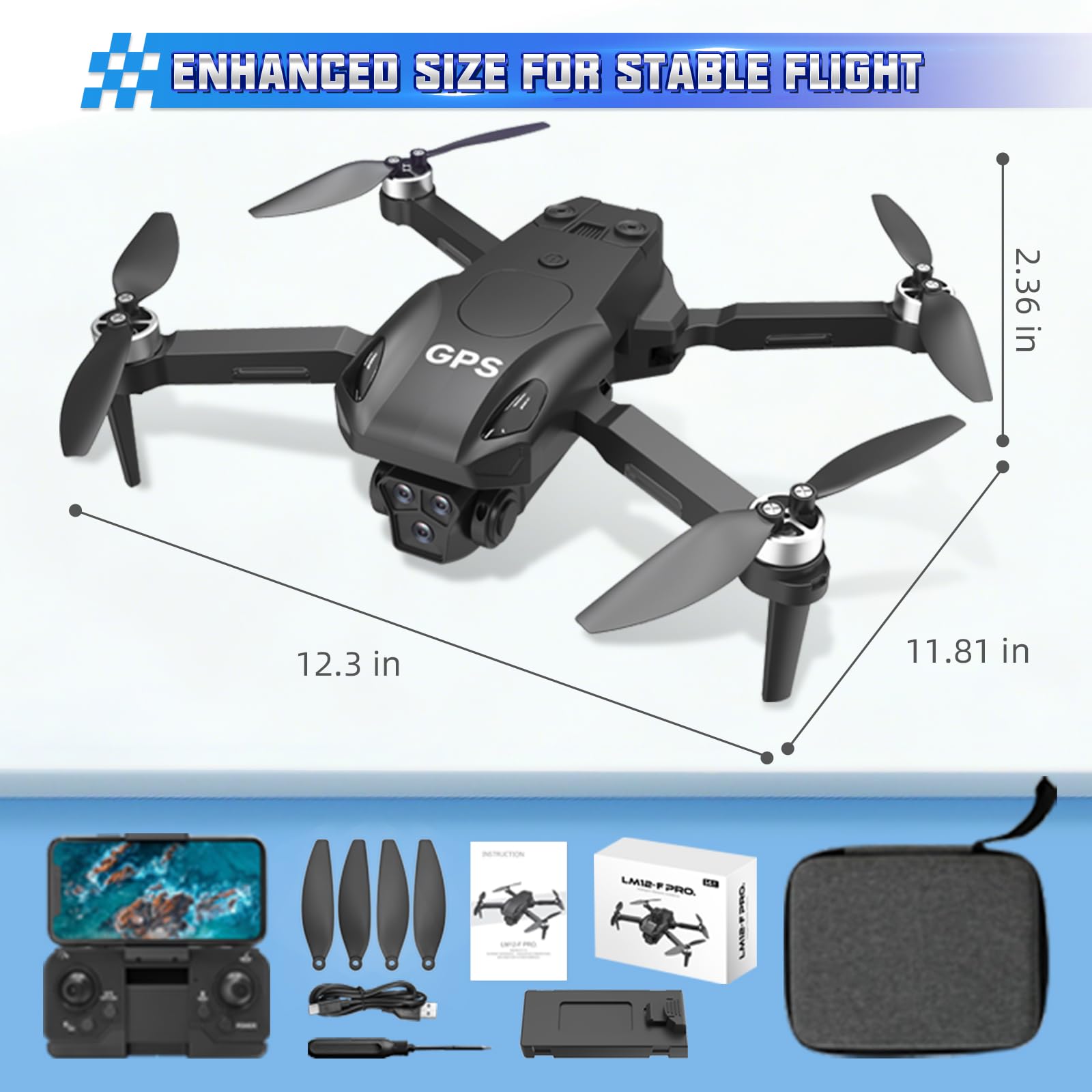A Alpha Mini Drone con Fotocamera 720P per Bambini, Micro Drone per Principianti, Quadcopter RC con Protezione Eliche, Flip 360°, Luci LED, Drone Giocattolo per Interno ed Esterno