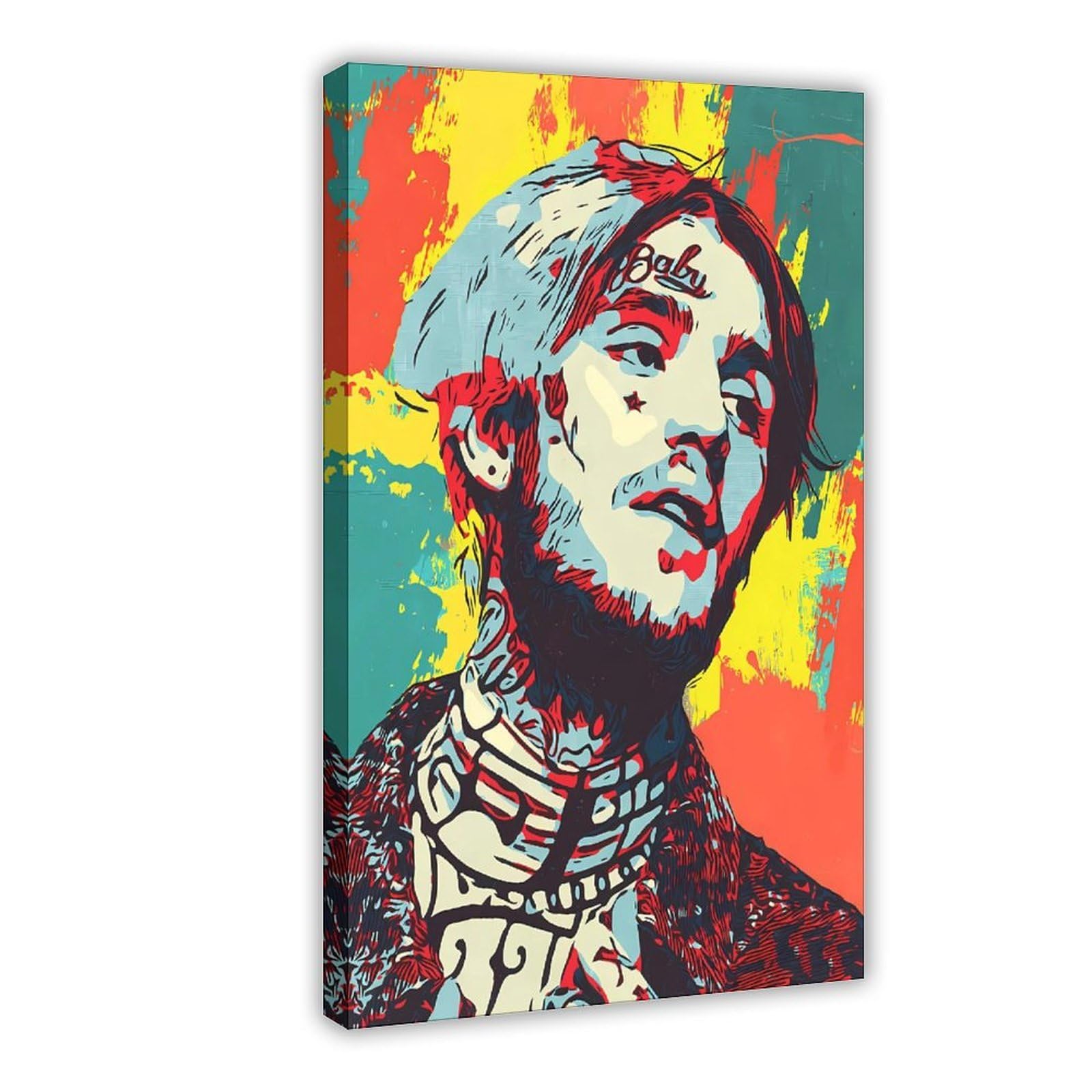 SAOGVDC Rapper Lil Peep Poster (5) Canvas Poster for Bedroom Decor Gift