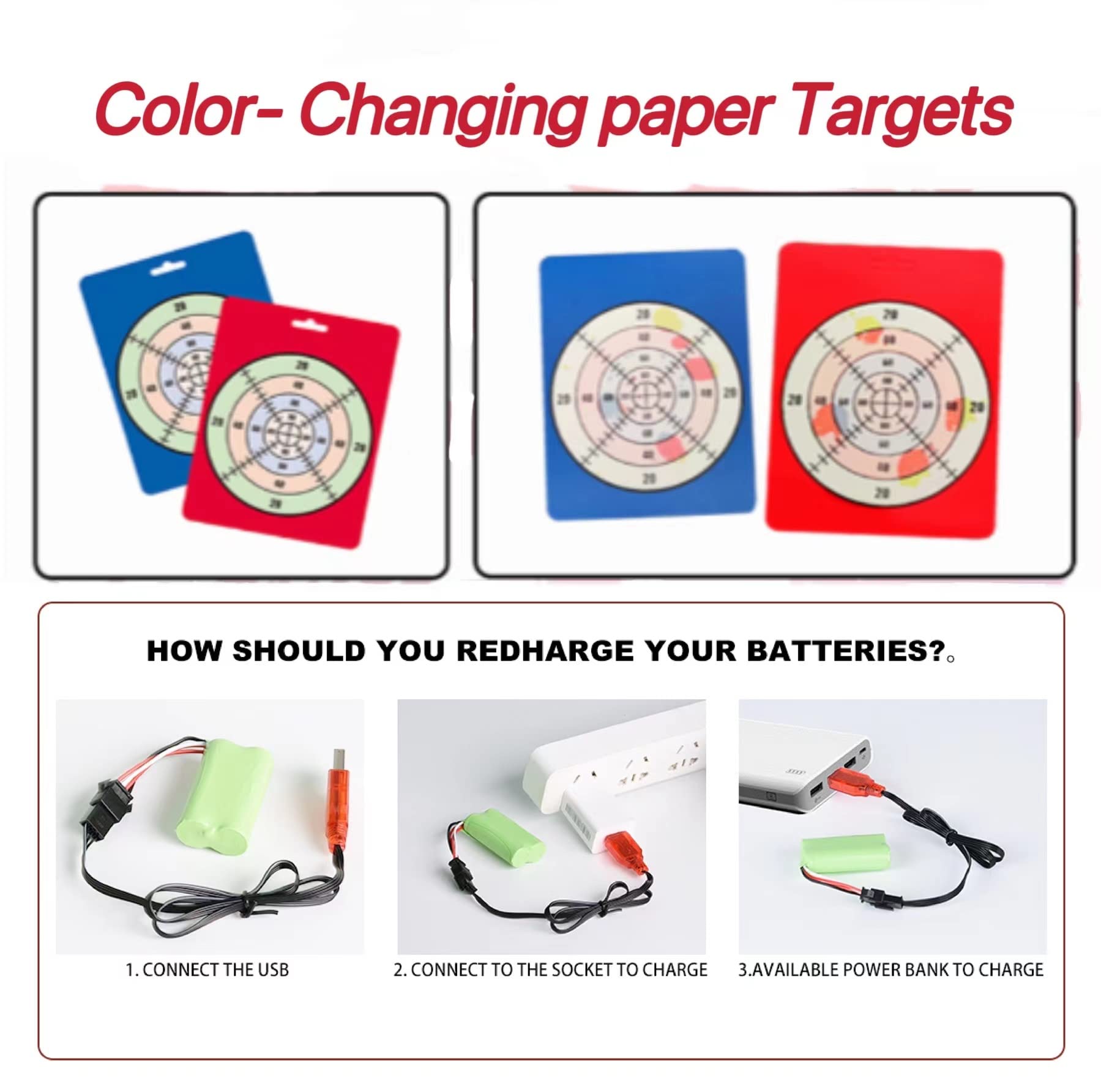 Srcooat Electric Gel Ball Blaster with 20000 Water Gel Balls High