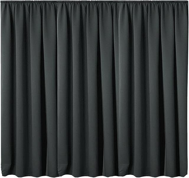 JEMIDI zasłona zaciemniająca, 1x zasłona zaciemniająca z taśmą marszczącą, do salonu, sypialni, biura, nieprzezroczysta zasłona 140 x 245 cm lub 245 x 300 cm
