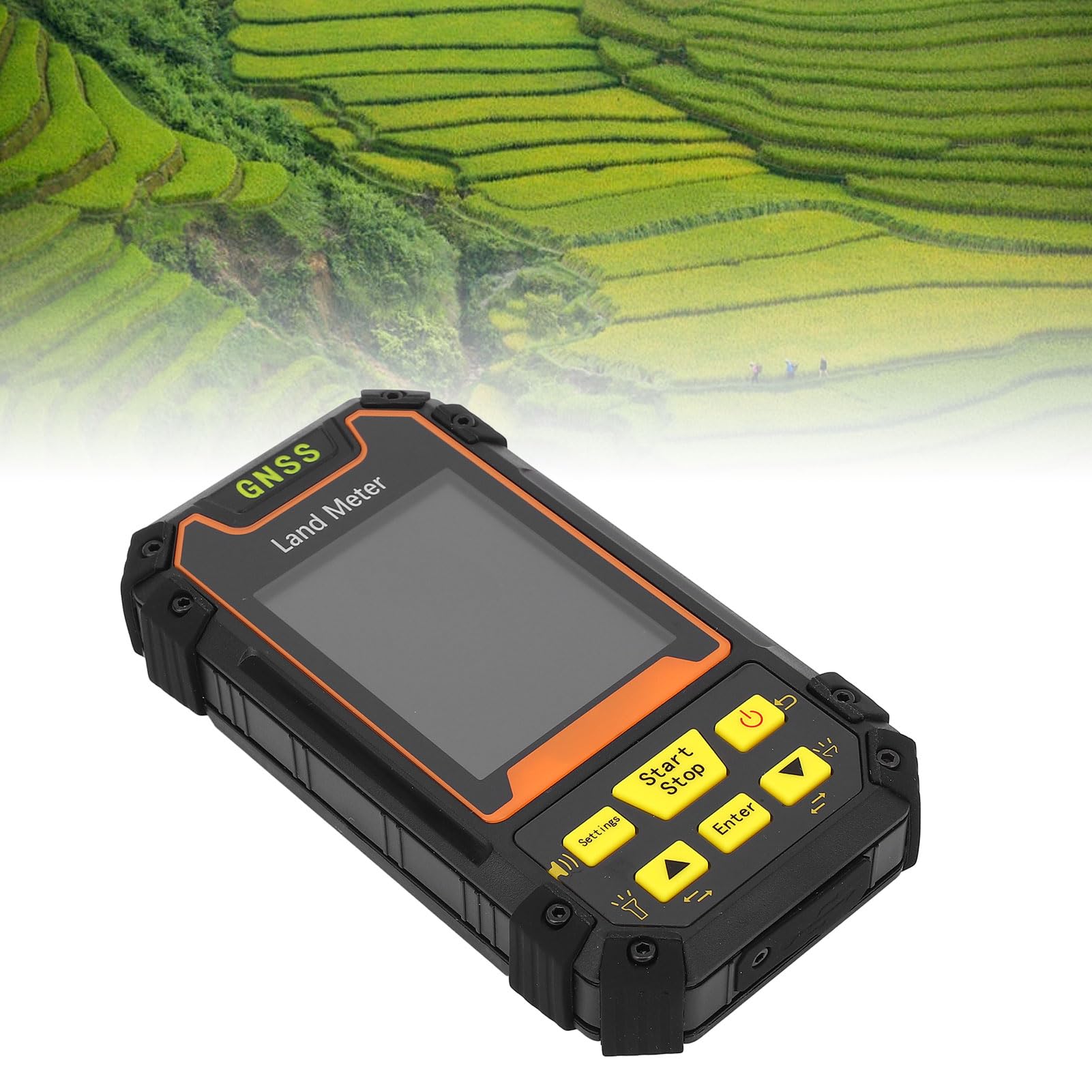 Zerodis Medidor de área Terrestre, Herramienta Topográfica Portátil con Chip GNSS de Alta Sensibilidad, Altímetro Barométrico Incorporado y Modos de Medición Versátiles para Topografía