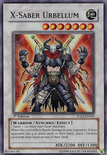 Yu-Gi-Oh! - X-Saber Urbellum (5DS2-EN043) - Baraja de inicio 5Ds 2009-1 edición - Super Rare