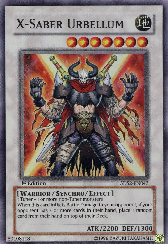 Amazon.com: X-Saber Urbellum - 5DS2-EN043 - Super Rare