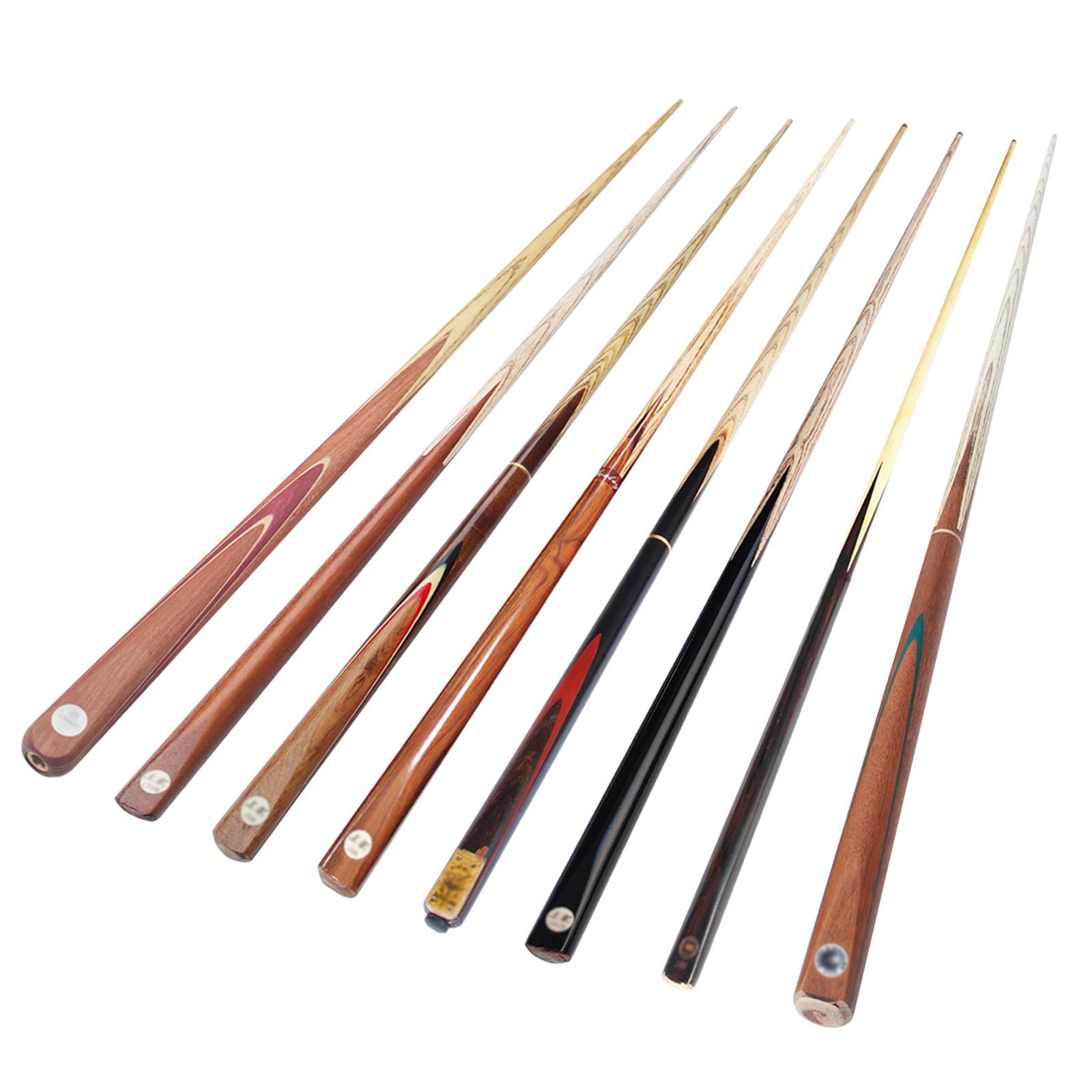 JTLY2-Piece Pool Cue Stick 58" （145cm） Hardwood Professional Billiard Pool Cue Stick 18 Oz Pool Sticks Set of 2