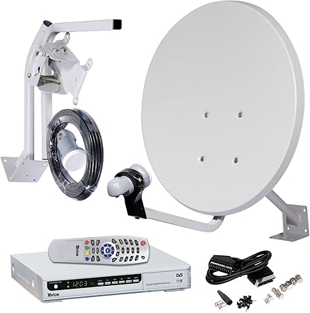 Tevion Philex 28216r Free To Air Sd Tv Complete 45cm Satellite Dish Kit Receiver Amazon Co Uk Electronics Photo