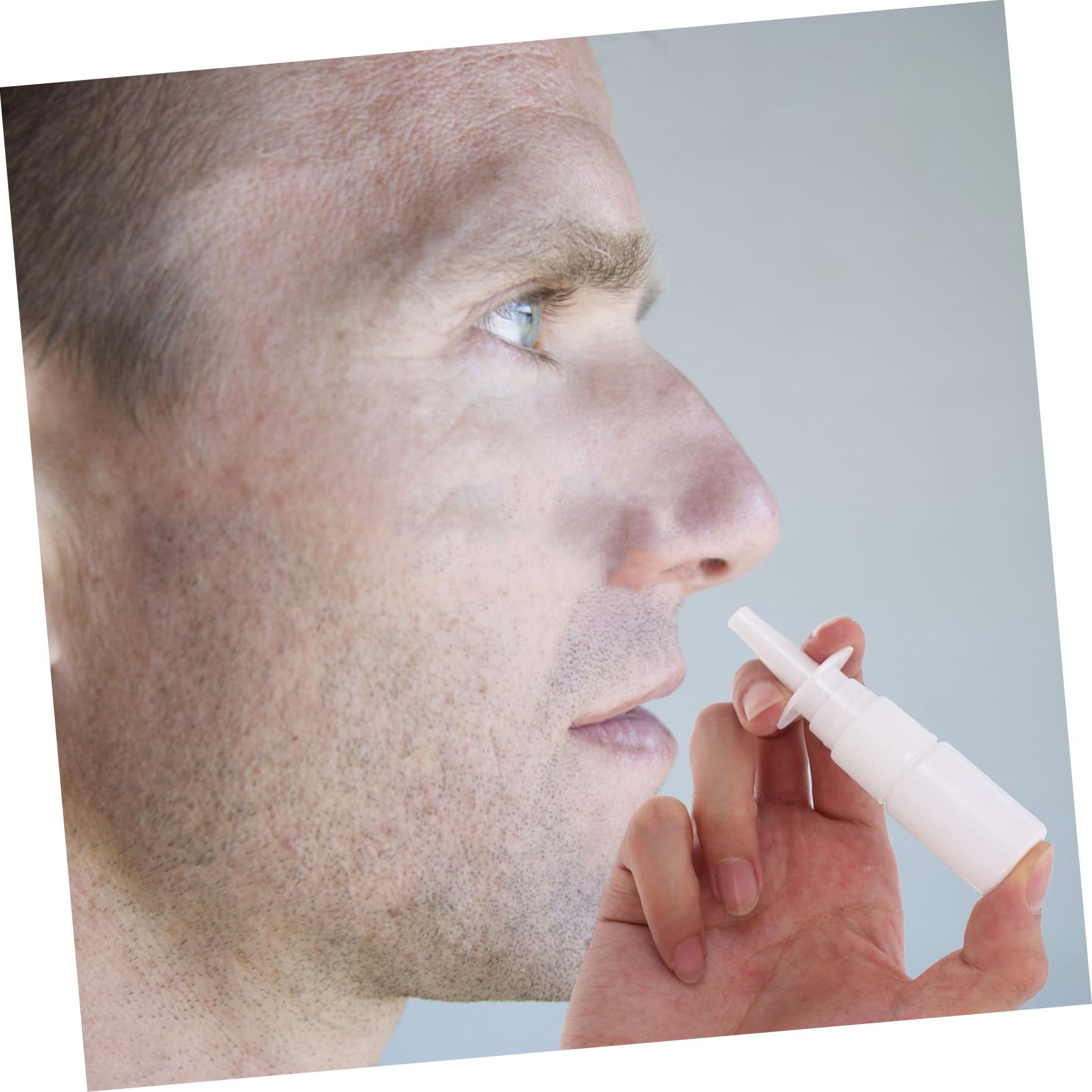 Mikinona 200 Stück 10ml Nasenspray Nachfüllflasche aus Pe mit Feinem Sprühnebel Wiederbefüllbare Sprühflaschen Tragbar für Reisen und Outdoor Einsatz