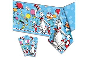 Dr Seuss Super Kitties Tablecloth
