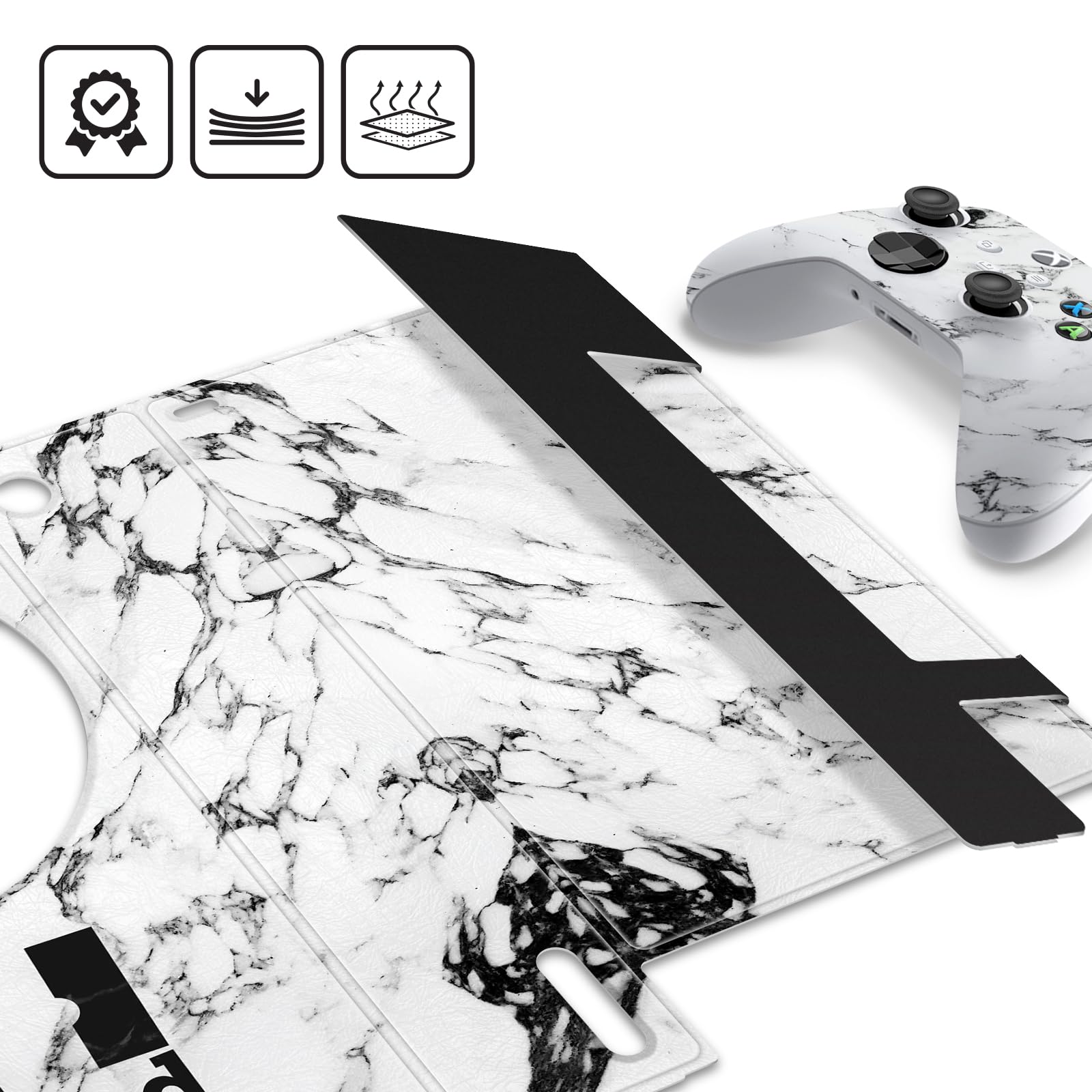 Head Case Designs Licenza Ufficiale Supernatural Sam, Dean, Castiel & Crowley Arte Chiave Console Da Gioco Wrap E Pelle Per Controller Compatibile con Xbox Series S Console & Controller Bundle