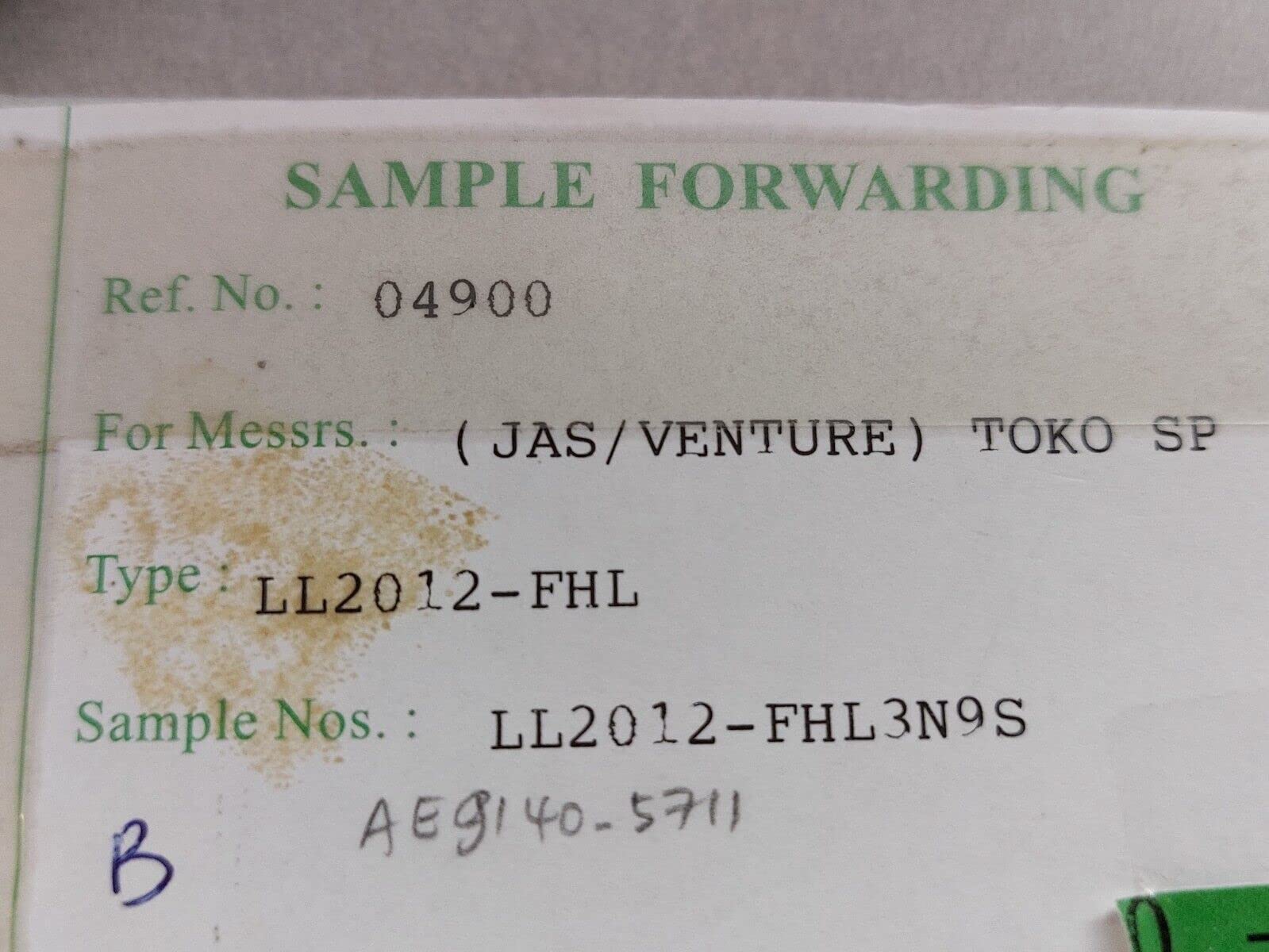 (1x) LL2012-FHL3N9S, TOKO