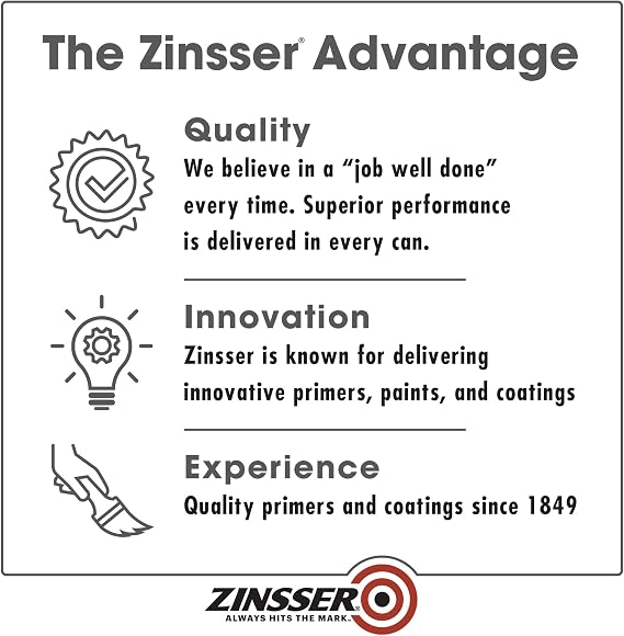 Zinsser Dryfall Commercial & Industrial Waterborne Coating, Black, Flat