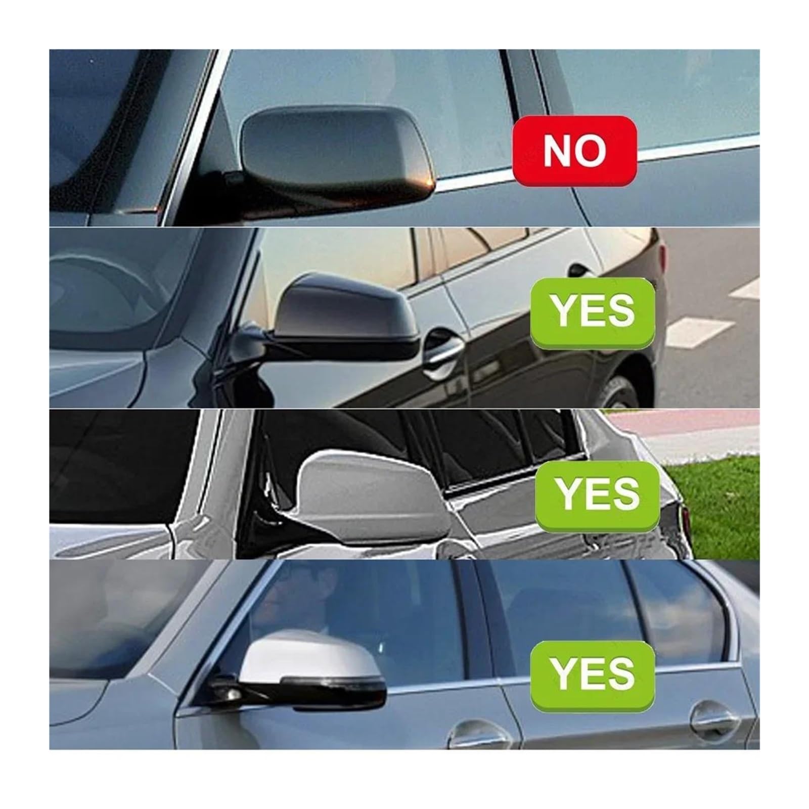1 Pièce Verre Rétroviseur Chauffant Voiture Pour Série 5 F07 F10 F11